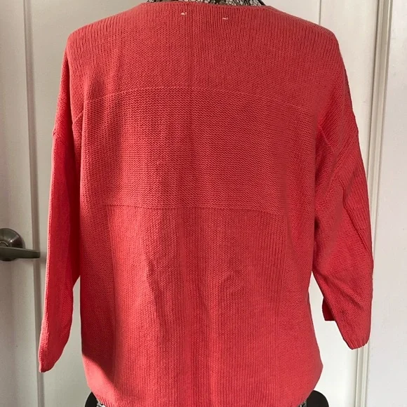 Lafayette 148 coral cardigan - Picture 6 of 10